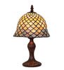 Meyda Lighting Lighting 13" High Tiffany Fishscale Mini Lamp