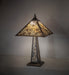 Meyda Lighting Lighting 13" Square Lotus Leaf Table Lamp
