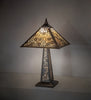 Meyda Lighting Lighting 13" Square Lotus Leaf Table Lamp