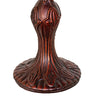 Meyda Lighting Lighting 14" High Fabric & Fringe Roses Accent Lamp
