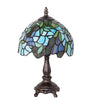 Meyda Lighting Lighting 14" High Tiffany Wisteria Mini Lamp