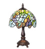 Meyda Lighting Lighting 14" High Tiffany Wisteria Mini Lamp