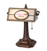 Meyda Lighting Lighting 15.5" High Personalized Laughter Hall Banker's Lamp