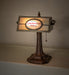 Meyda Lighting Lighting 15.5" High Personalized Laughter Hall Banker's Lamp