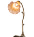 Meyda Lighting Lighting 15" High Amber/Purple Tiffany Pond Lily Accent Lamp
