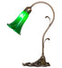 Meyda Lighting Lighting 15" High Green Tiffany Pond Lily Accent Lamp