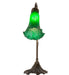 Meyda Lighting Lighting 15" High Green Tiffany Pond Lily Accent Lamp