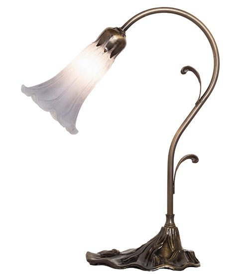 Meyda Lighting Lighting 15" High Grey Pond Lily Accent Lamp
