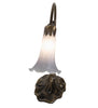 Meyda Lighting Lighting 15" High Grey Pond Lily Accent Lamp