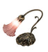 Meyda Lighting Lighting 15" High Lavender Tiffany Pond Lily Accent Lamp