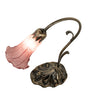 Meyda Lighting Lighting 15" High Lavender Tiffany Pond Lily Accent Lamp