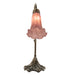 Meyda Lighting Lighting 15" High Lavender Tiffany Pond Lily Accent Lamp