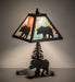 Meyda Lighting Lighting 15" High Lone Bear Accent Lamp