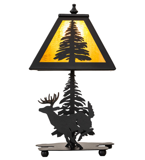Meyda Lighting Lighting 15" High Lone Deer Accent Lamp