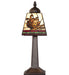 Meyda Lighting Lighting 15" High Pinecone Mission Mini Lamp