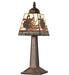 Meyda Lighting Lighting 15" High Pinecone Mission Mini Lamp