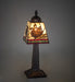 Meyda Lighting Lighting 15" High Pinecone Mission Mini Lamp