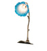 Meyda Lighting Lighting 15" High Pink/Blue Tiffany Pond Lily Accent Lamp