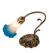 Meyda Lighting Lighting 15" High Pink/Blue Tiffany Pond Lily Accent Lamp