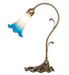 Meyda Lighting Lighting 15" High Pink/Blue Tiffany Pond Lily Accent Lamp