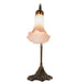 Meyda Lighting Lighting 15" High Pink Tiffany Pond Lily Accent Lamp