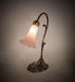 Meyda Lighting Lighting 15" High Pink Tiffany Pond Lily Accent Lamp
