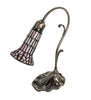 Meyda Lighting Lighting 15" High Stained Glass Pond Lily Accent Lamp