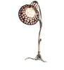 Meyda Lighting Lighting 15" High Stained Glass Pond Lily Accent Lamp
