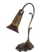 Meyda Lighting Lighting 15" High Stained Glass Pond Lily Accent Lamp