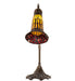 Meyda Lighting Lighting 15" High Stained Glass Pond Lily Accent Lamp
