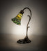 Meyda Lighting Lighting 15" High Stained Glass Pond Lily Accent Lamp
