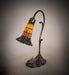Meyda Lighting Lighting 15" High Stained Glass Pond Lily Accent Lamp