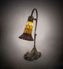 Meyda Lighting Lighting 15" High Stained Glass Pond Lily Accent Lamp