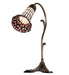 Meyda Lighting Lighting 15" High Stained Glass Pond Lily Accent Lamp