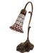 Meyda Lighting Lighting 15" High Stained Glass Pond Lily Accent Lamp