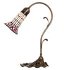 Meyda Lighting Lighting 15" High Stained Glass Pond Lily Accent Lamp