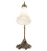 Meyda Lighting Lighting 15" High White Tiffany Pond Lily Accent Lamp