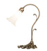 Meyda Lighting Lighting 15" High White Tiffany Pond Lily Accent Lamp
