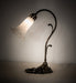 Meyda Lighting Lighting 15" High White Tiffany Pond Lily Accent Lamp