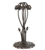 Meyda Lighting Lighting 16" High Blue/White Tiffany Pond Lily 5 Light Table Lamp