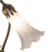 Meyda Lighting Lighting 16" High Gray Tiffany Pond Lily 3 Light Accent Lamp