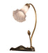 Meyda Lighting Lighting 16" High Gray Tiffany Pond Lily Accent Lamp