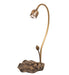 Meyda Lighting Lighting 16" High Gray Tiffany Pond Lily Accent Lamp