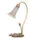 Meyda Lighting Lighting 16" High Gray Tiffany Pond Lily Accent Lamp