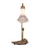 Meyda Lighting Lighting 16" High Gray Tiffany Pond Lily Accent Lamp