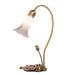 Meyda Lighting Lighting 16" High Gray Tiffany Pond Lily Accent Lamp