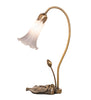 Meyda Lighting Lighting 16" High Gray Tiffany Pond Lily Accent Lamp