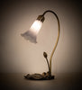 Meyda Lighting Lighting 16" High Gray Tiffany Pond Lily Accent Lamp