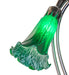Meyda Lighting Lighting 16" High Green Tiffany Pond Lily 5 Light Table Lamp