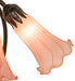 Meyda Lighting Lighting 16" High Pink Tiffany Pond Lily 3 Light Accent Lamp